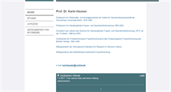 Desktop Screenshot of karin-hausen.de