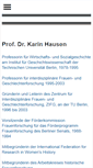 Mobile Screenshot of karin-hausen.de
